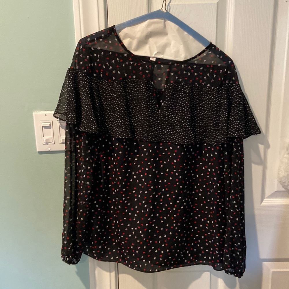 Sheer blouse